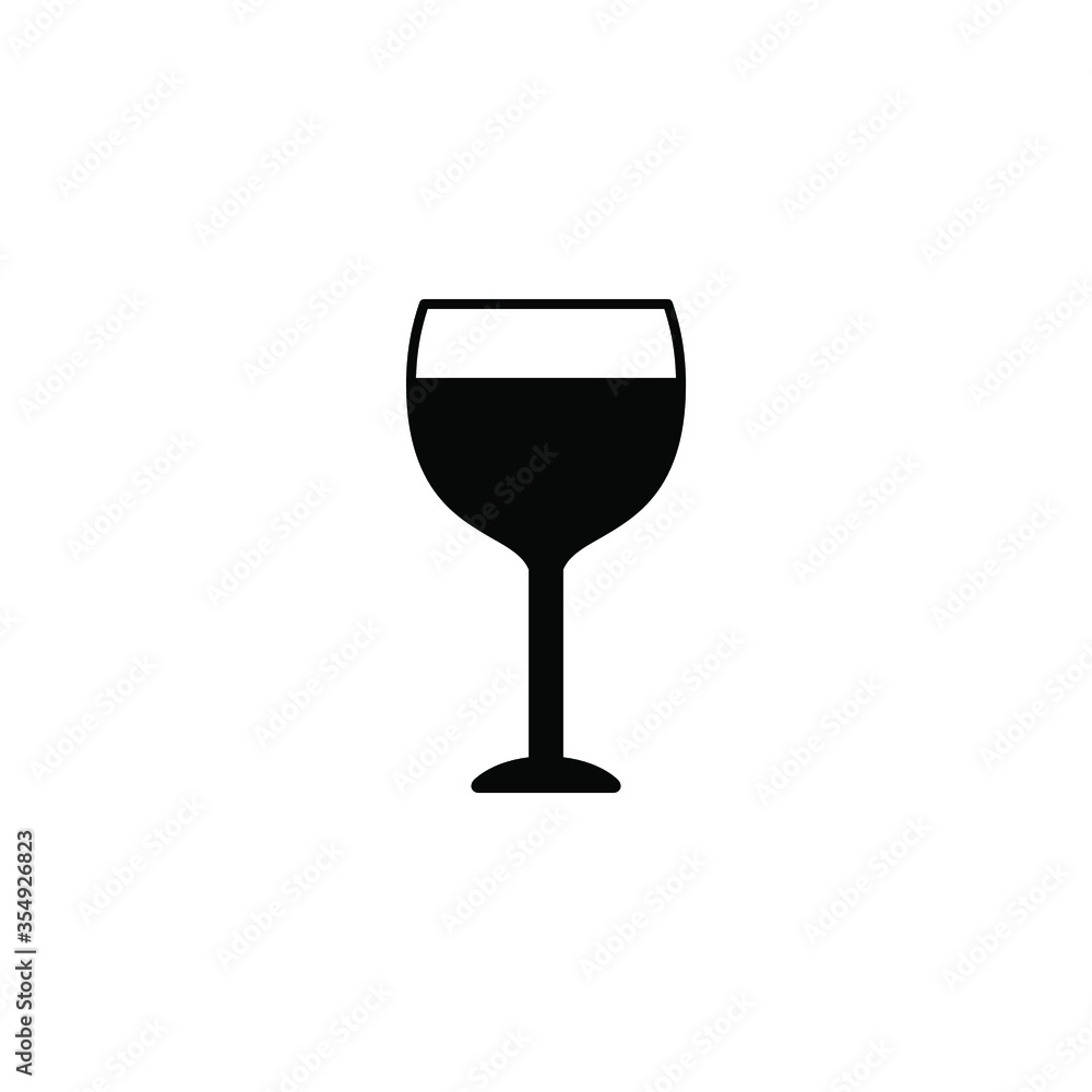wine glass icon vector sign symbol wine glass icon vector sign symbol