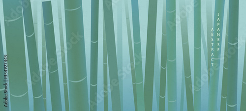 Oriental Japanese style abstract pattern background design elegant nature bamboo backdrop