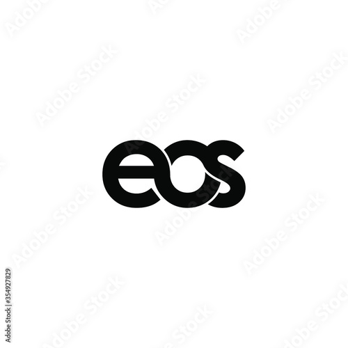 eos letter original monogram logo design
