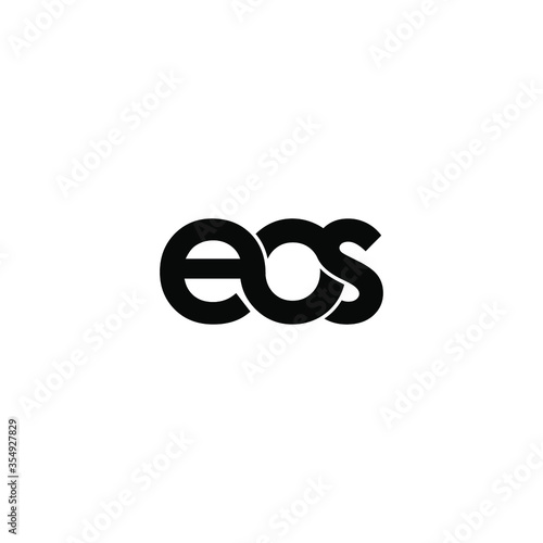 Fotografija eos letter original monogram logo design