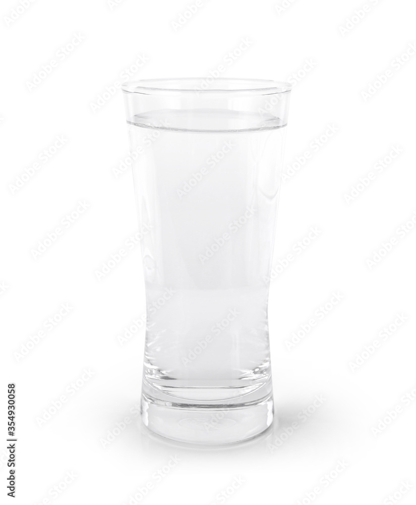 clean water isolated on white background clean water isolated on white background