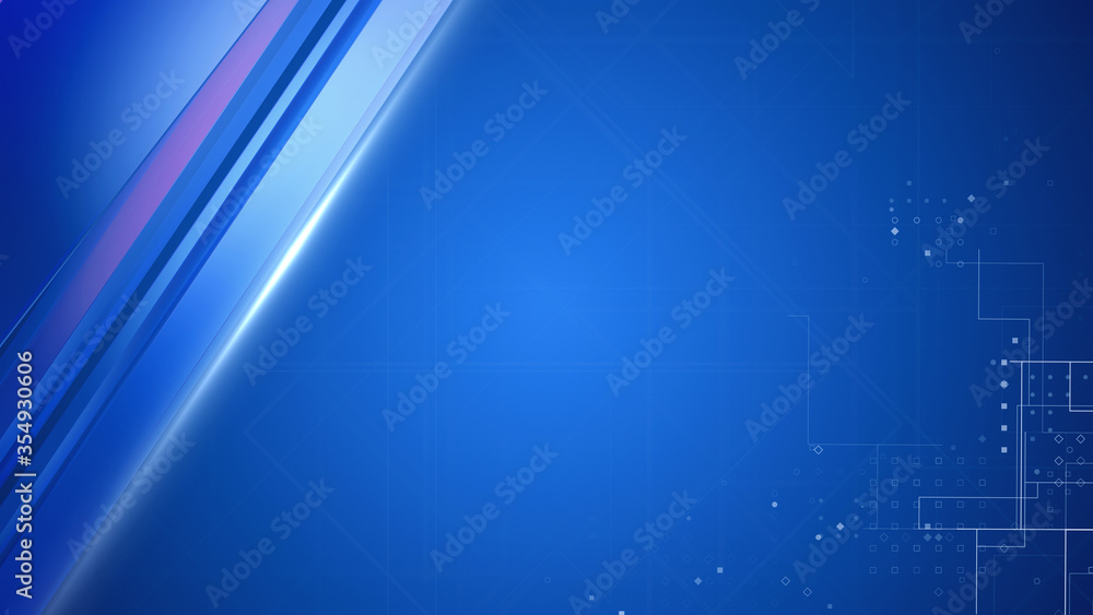 Virtual Studio Set Background.News Background.abstract virtual screen background.Ppt, poster, banner, Blue broadcast background. - obrazy, fototapety, plakaty 