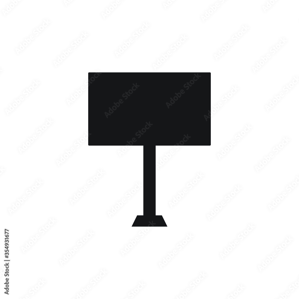 billboard icon vector sign symbol isolated billboard icon vector sign symbol isolated