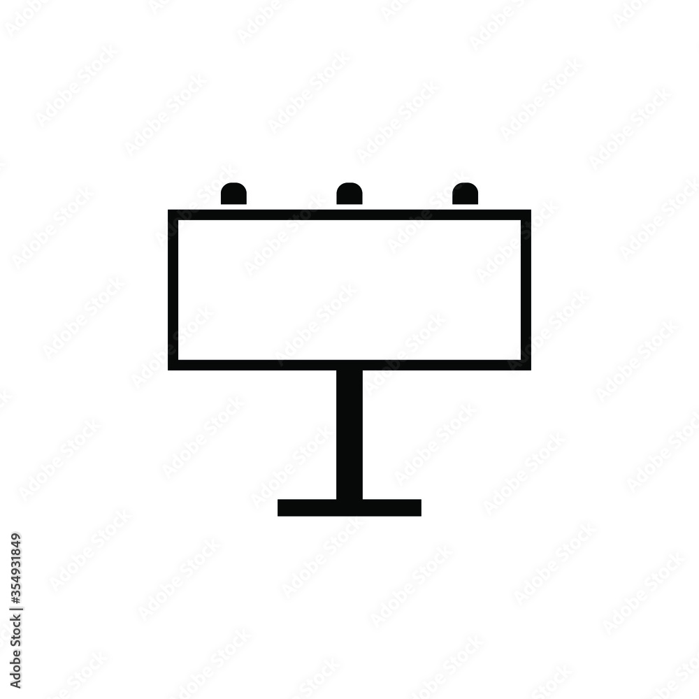 billboard icon vector sign symbol isolated billboard icon vector sign symbol isolated