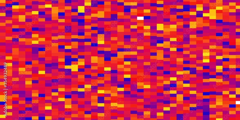 Fototapeta premium Light Pink, Yellow vector template in rectangles. Abstract gradient illustration with rectangles. Modern template for your landing page.