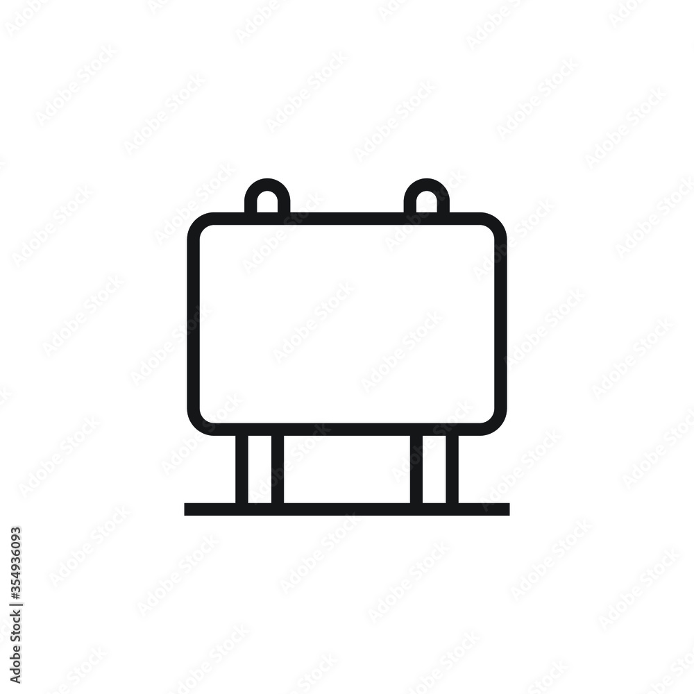 billboard icon vector sign symbol isolated billboard icon vector sign symbol isolated