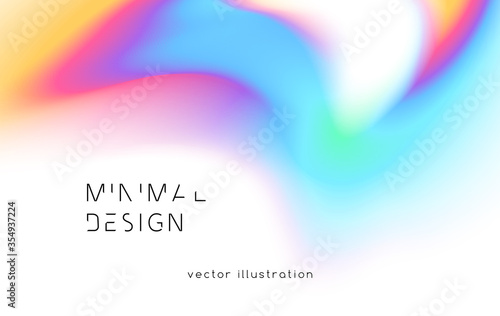 abstract backgrounds with vibrant gradient shapes. Design template for covers and posters