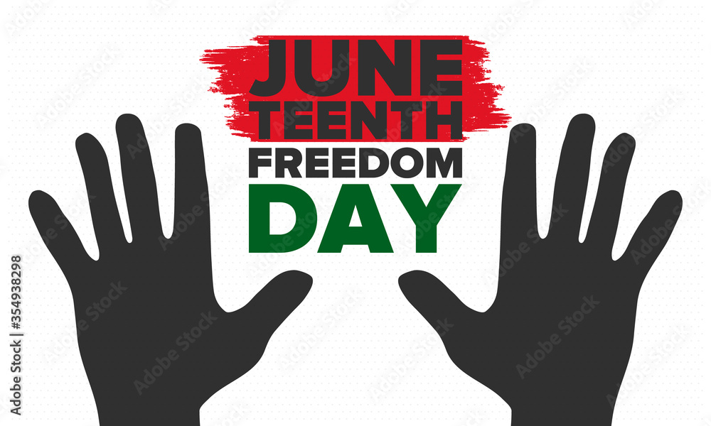 Juneteenth Independence Day. Freedom or Emancipation day. Annual american holiday, celebrated in June 19. African-American history and heritage. Poster, greeting card, banner and background. Vector Juneteenth Independence Day. Freedom or Emancipation day. Annual american holiday, celebrated in June 19. African-American history and heritage. Poster, greeting card, banner and background. Vector