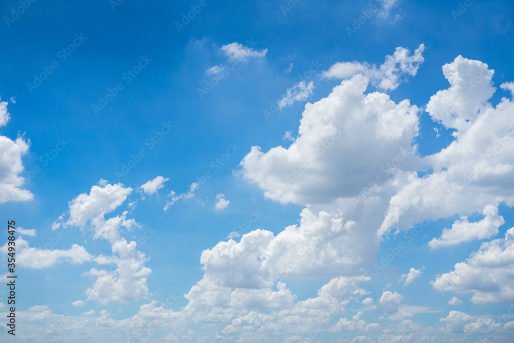 blue sky and cloud on the summer blue sky and cloud on the summer