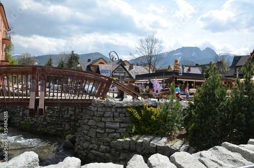 Zakopane w czasie pandemi , covid -19 Zakopane , Krupówki w czasie pandemi , COVID 19 , Koronawirus  Zakopane