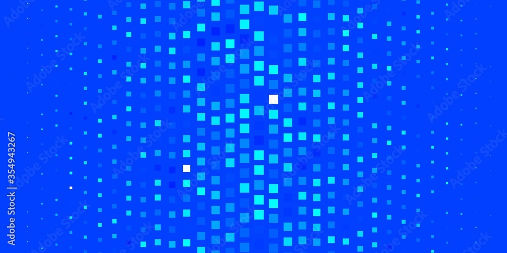Light BLUE vector pattern in square style. Rectangles with colorful gradient on abstract background. Pattern for websites, landing pages.