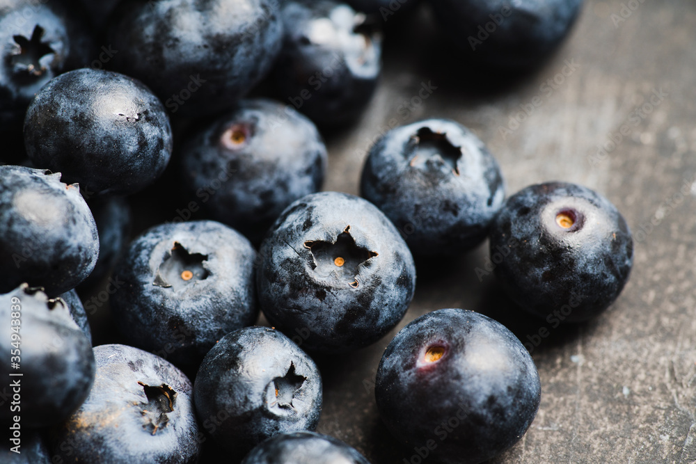 Freshly harvested blueberries. Selective focus. Shallow depth of field. Freshly harvested blueberries. Selective focus. Shallow depth of field.