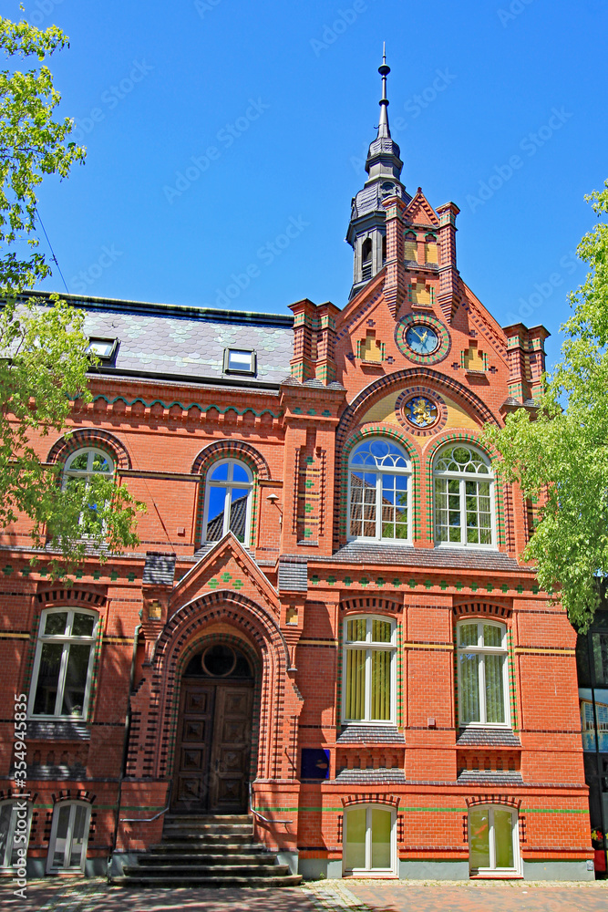 Obraz premium Winsen/Luhe: Historisches Rathaus (1896, Niedersachsen)
