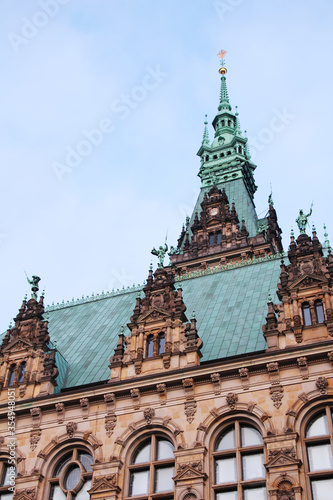 Hamburg City Hall or Rathaus, Germany