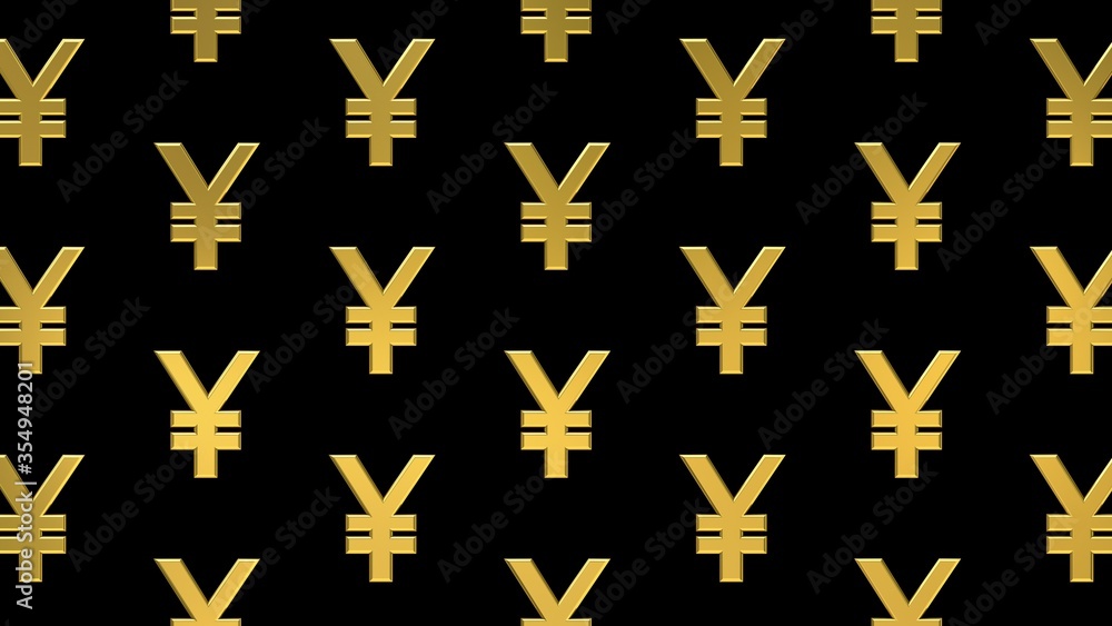golden yen symbol pattern golden yen symbol pattern