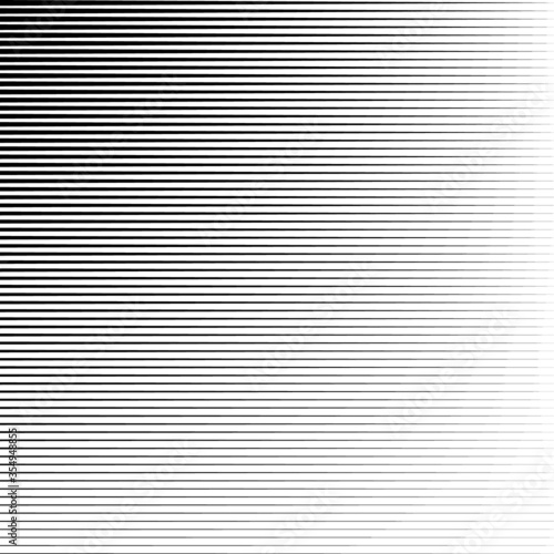 Abstract Black horizontal Striped Background . Vector