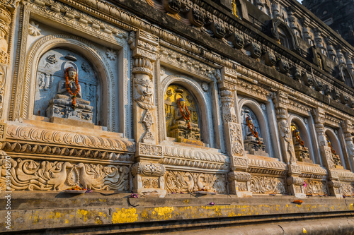 Mahabodhi temple, Bodh Gaya, India. The site where Gautam Buddha attained enlightenment.