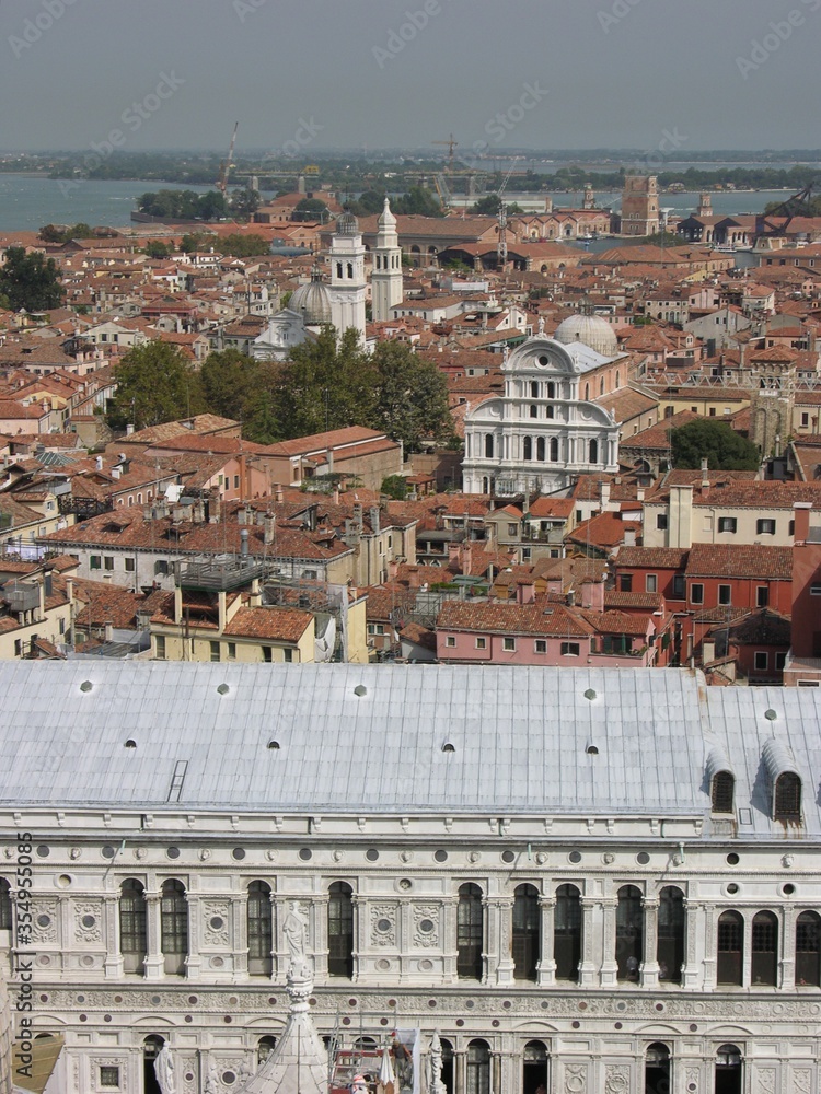 Venice, Italy, View North from Campanile