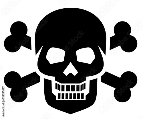 Gothic sign with skull, grunge vintage design t shirts