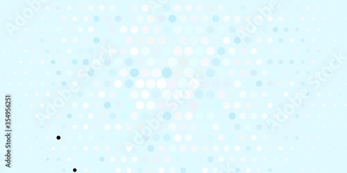 Dark BLUE vector background with spots. Glitter abstract illustration with colorful drops. Design for your commercials.