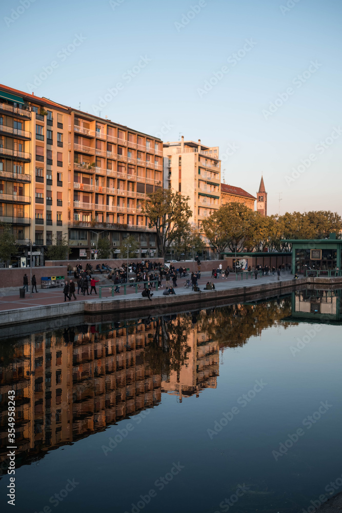 Fototapeta premium Darsena Milano