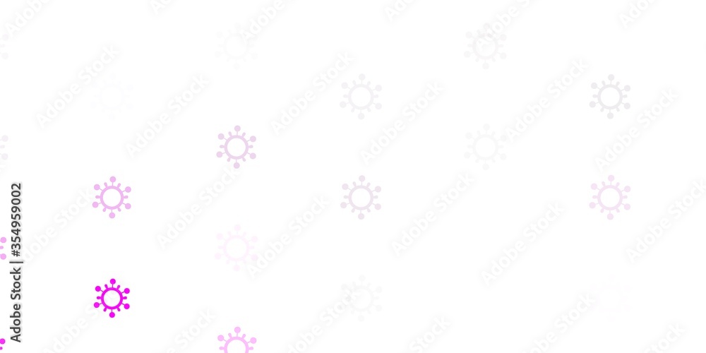Light Purple vector texture with disease symbols. Light Purple vector texture with disease symbols.