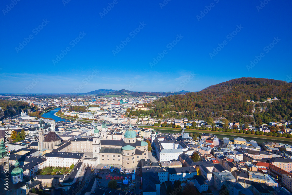 Cityscapes of Salzburg, Austria