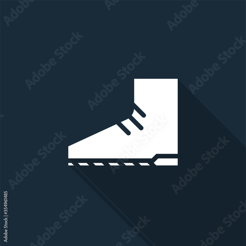 Wear Foot Protection Sign Isolate On White Background,Vector Illustration