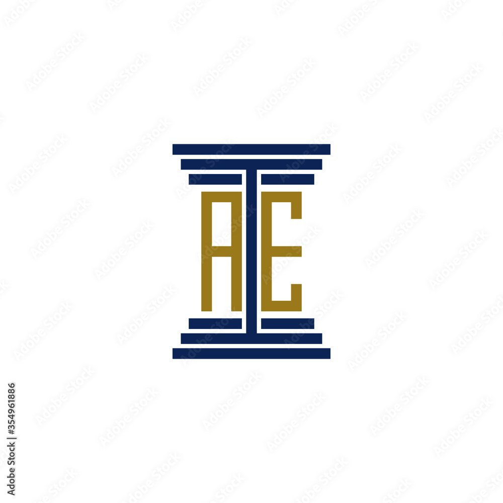 ae logo design vector icon ae logo design vector icon