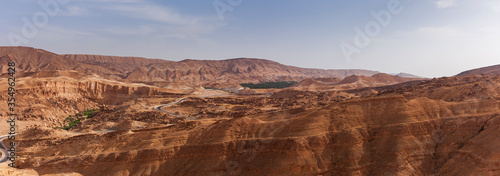 View of Atlas Mountains in Tunisia.
