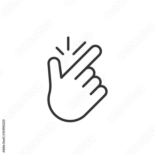 linear easy gesture icon