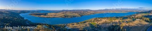 Valley of river Tamar in Tasmania, Australia photo