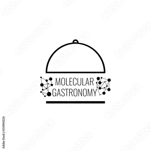 Molecular Gastronomy logo with connection background.