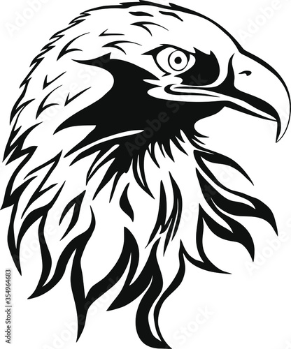 EAGLE SVG, eagle cut file, eagle silhouette, eagle dxf, eagle vector, eagle head svg, eagle cricut, eagle eps, eagle logo svg, stencil, dxf
 photo