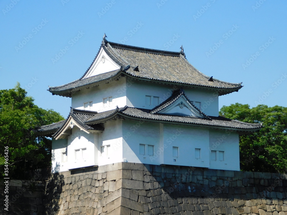 大阪城の六番櫓(重要文化財)