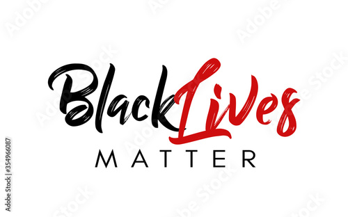 Black Lives Matter stamp message in vector illustration.
