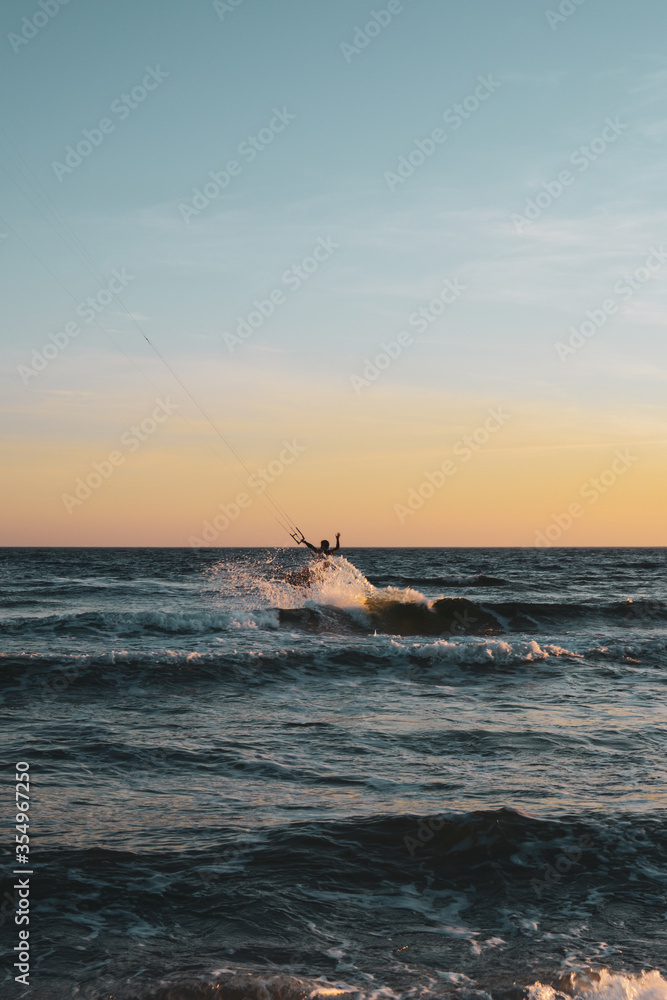 Fototapeta premium sunset in the sea