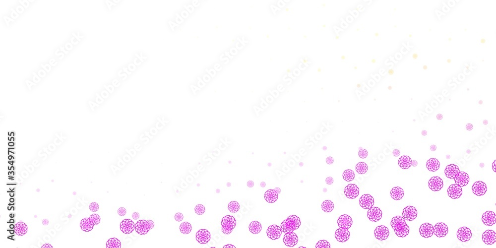 Light Pink, Yellow vector texture with memphis shapes. Light Pink, Yellow vector texture with memphis shapes.