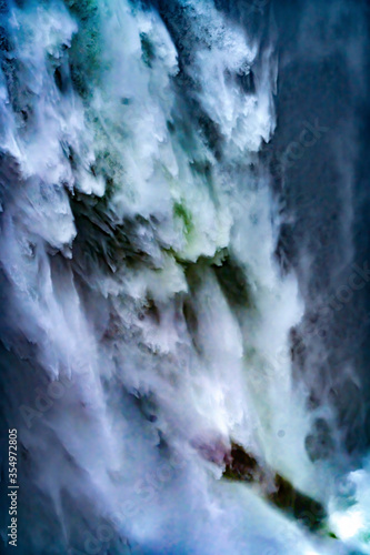 Snoqualme Falls Waterfall Abstract Washington State Pacific Northwest