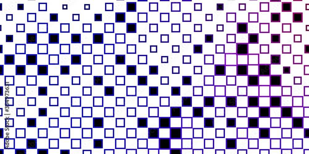 Fototapeta premium Light Blue, Red vector backdrop with rectangles. Abstract gradient illustration with rectangles. Pattern for websites, landing pages.