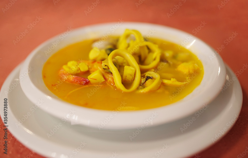 Sopa de marisco Sopa de marisco