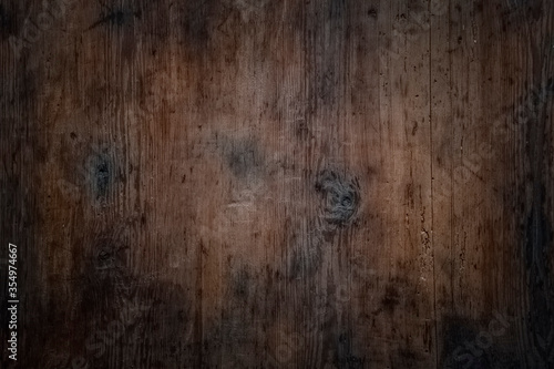 Old grunge dark textured wooden background