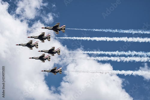 Billede på lærred Air Force Thunderbirds