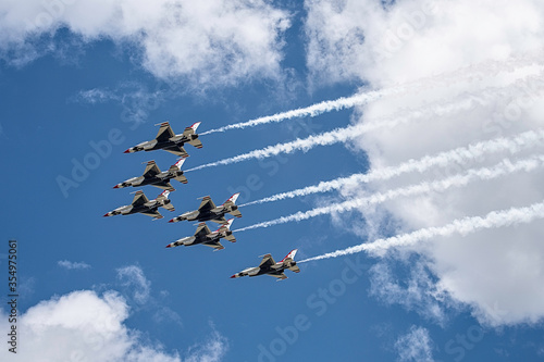 Canvas Print Air Force Thunderbirds