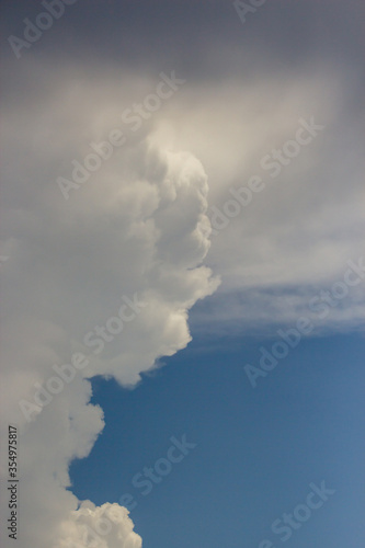 rain clouds in Liberty County, Florida,USA