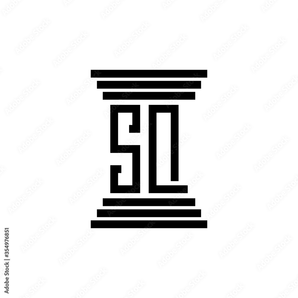 sq logo design vector icon sq logo design vector icon
