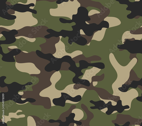 
Abstract camouflage seamless vector pattern for printing clothes, fabrics
