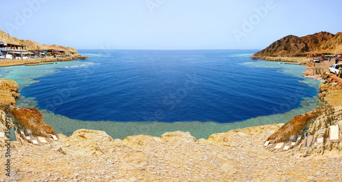 Famous diving site - Blue Hole in Egypt