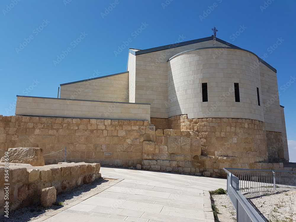 The church in memory of Moses, Mount Nebo, Jordan