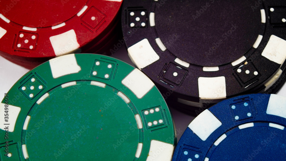 Naklejka premium Poker chips